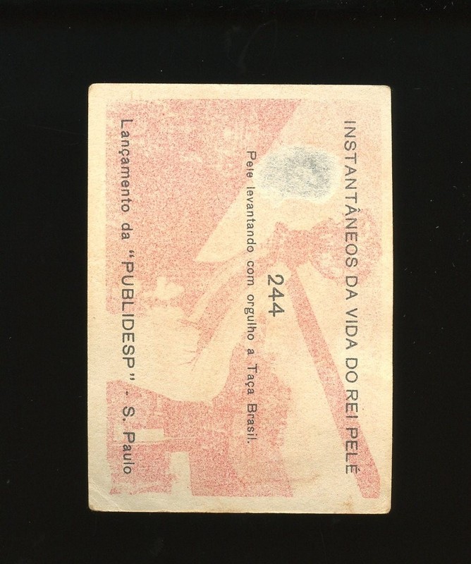 1964 Instantaneos Da Vida Do Rei Set-Break #244 Pele LOW GRADE *GMCARDS* view 2