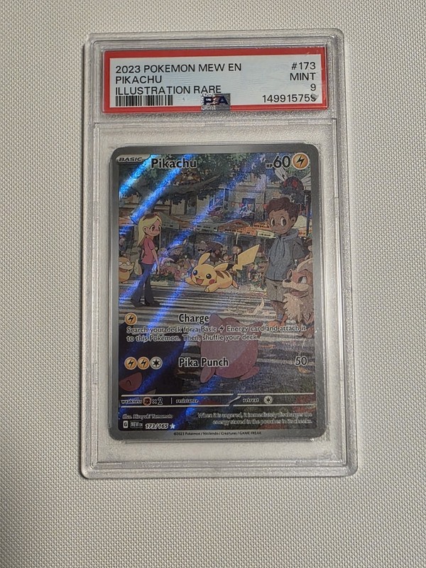 2023 POKEMON 151 PIKACHU ILLUSTRATION RARE #173 PSA 9 MINT