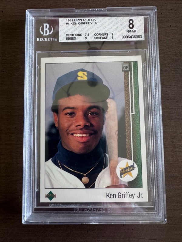 1989 Upper Deck Baseball Ken Griffey Jr Rookie Card BGS Graded Near Mint-Mint!