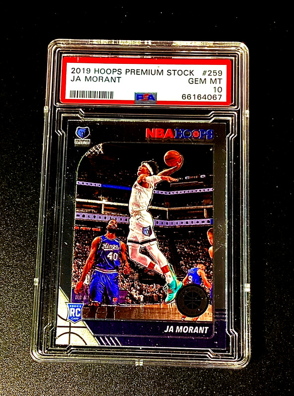 Ja Morant Rookie PSA Gem Mint 10 2019 Hoops Premium Grizzlies Basketball Panini