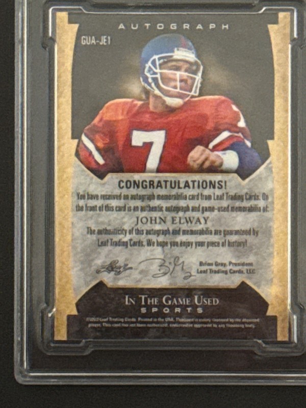 NFL numbered auto/ patch/ graded view 2