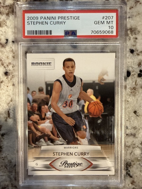 2009 Stephen Curry Rookie Panini Prestige (RC) PSA 10