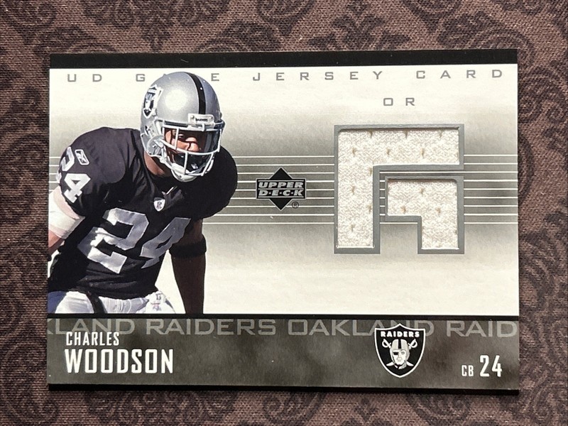 2003 Upper Deck - Game Used Jersey Charles Woodson #GJ-CW