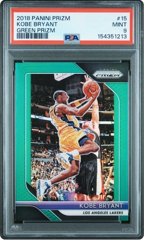 2018-19 Panini Prizm - Kobe Bryant #15 Green Prizm