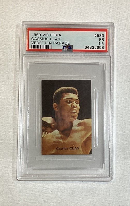 MUHAMMAD ALI CASSIUS CLAY 1969 VICTORIA VEDETTEN PARADE PSA 1.5