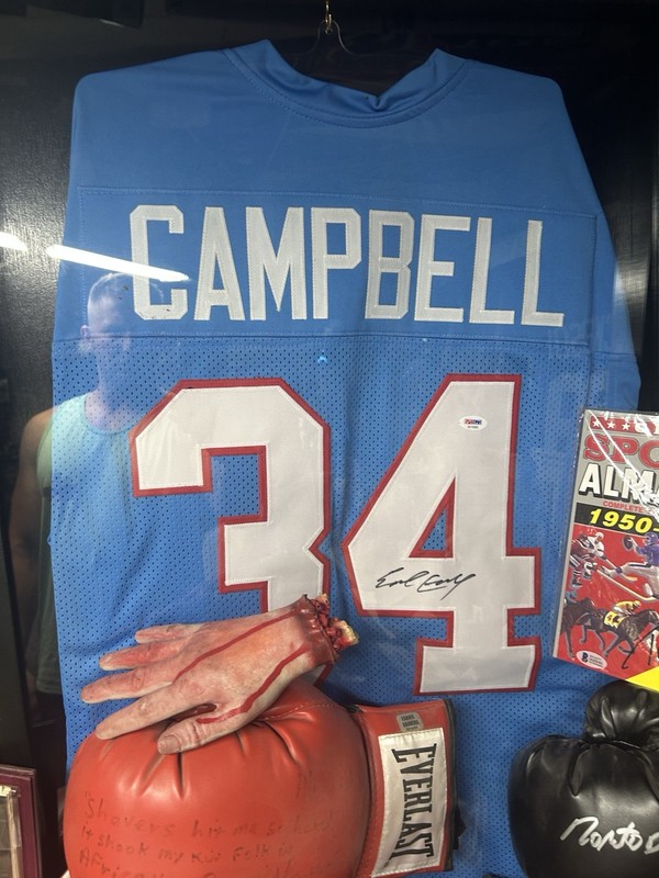 Earl Campbell Oilers Signed Autograph Auto PSA/DNA