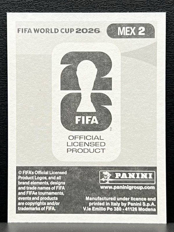 2026 Panini FIFA World Cup Sticker Luis Malagon #MEX 2 - Blue Border view 2