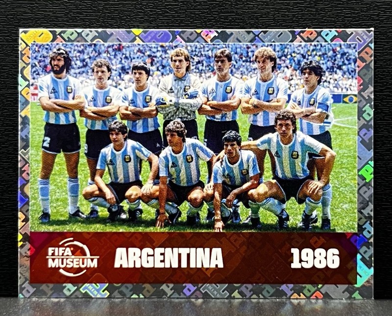 2026 Panini FIFA Museum Argentina 1986 FWC 14 Holo Foil Sticker