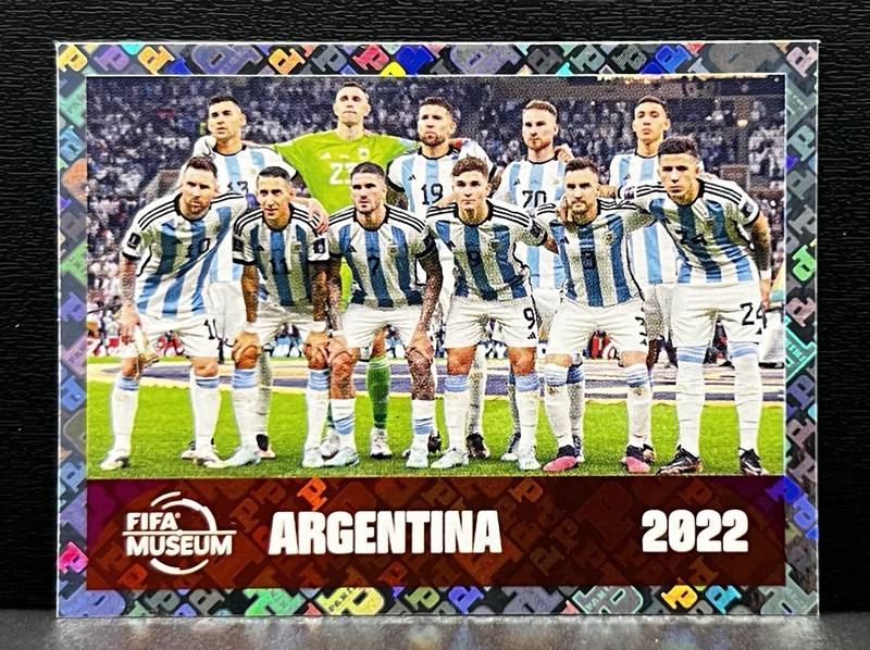2026 Panini World Cup Argentina Team Foil Sticker FWC19 2022 Champions Messi