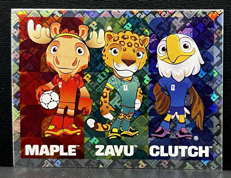 2026 Panini FIFA World Cup Holofoil Sticker Mascots Mexico Canada United States