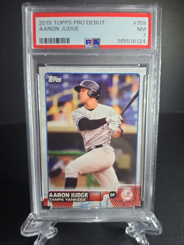 2015 Topps Pro Debut Aaron Judge PSA 7 Tampa Yankees New York Yankees view 2