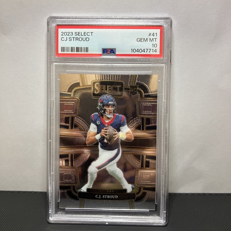 2023 Panini Select CJ Stroud #41 Rookie RC Concourse Texans PSA 10 GEM MINT