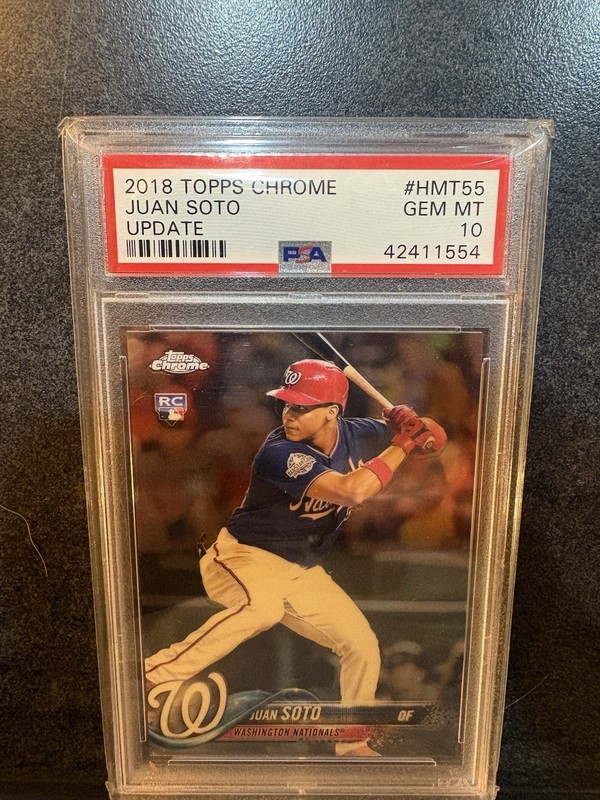 2018 Topps Chrome Update - Juan Soto #HMT55 (RC) PSA 10