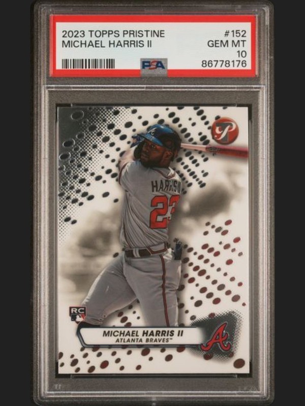 2023 Topps Pristine Michael Harris II RC PSA 10 GEM MINT BRAVES! view 1