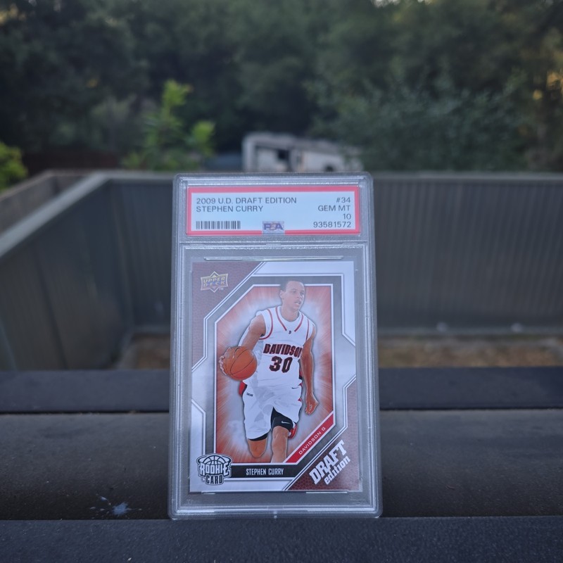 2009-10 Upper Deck Draft Edition Stephen Curry Rookie RC #34 PSA 10