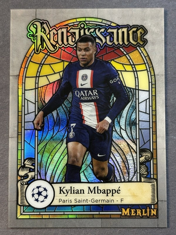 2023 Topps Merlin Chrome UEFA Kylian Mbappe #R-1 Renaissance Case Hit SSP France