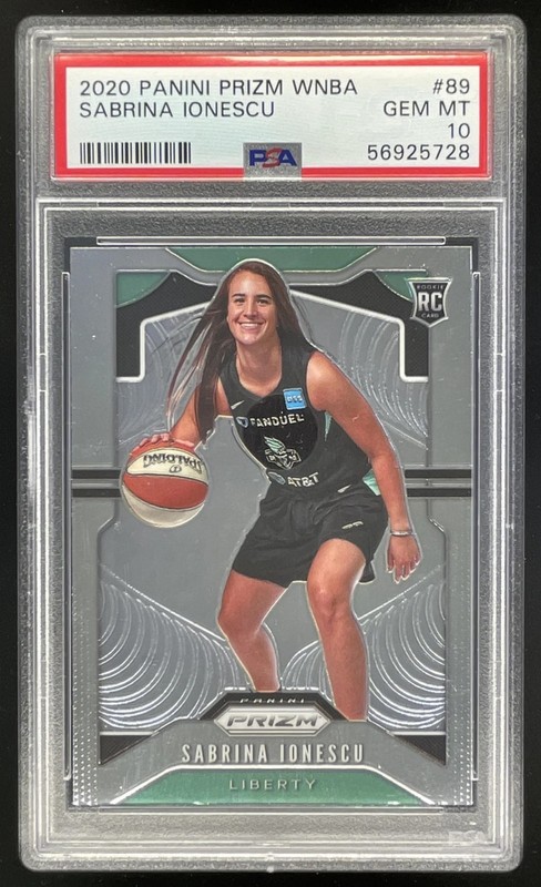 2020-21 Panini Prizm WNBA #89 Sabrina Ionescu RC PSA 10