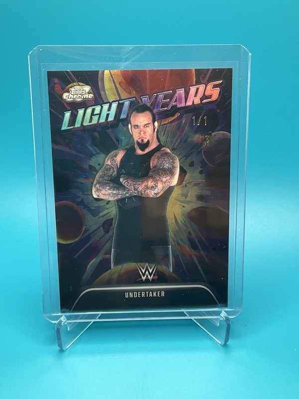 2026 Topps Cosmic Chrome WWE - Undertaker - Light Years 1/1 SuperFractor