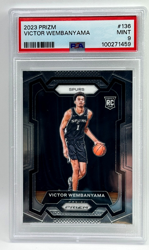 2023 Prizm Victor Wembanyama  #136 PSA 9 Mint San Antonio (RC)