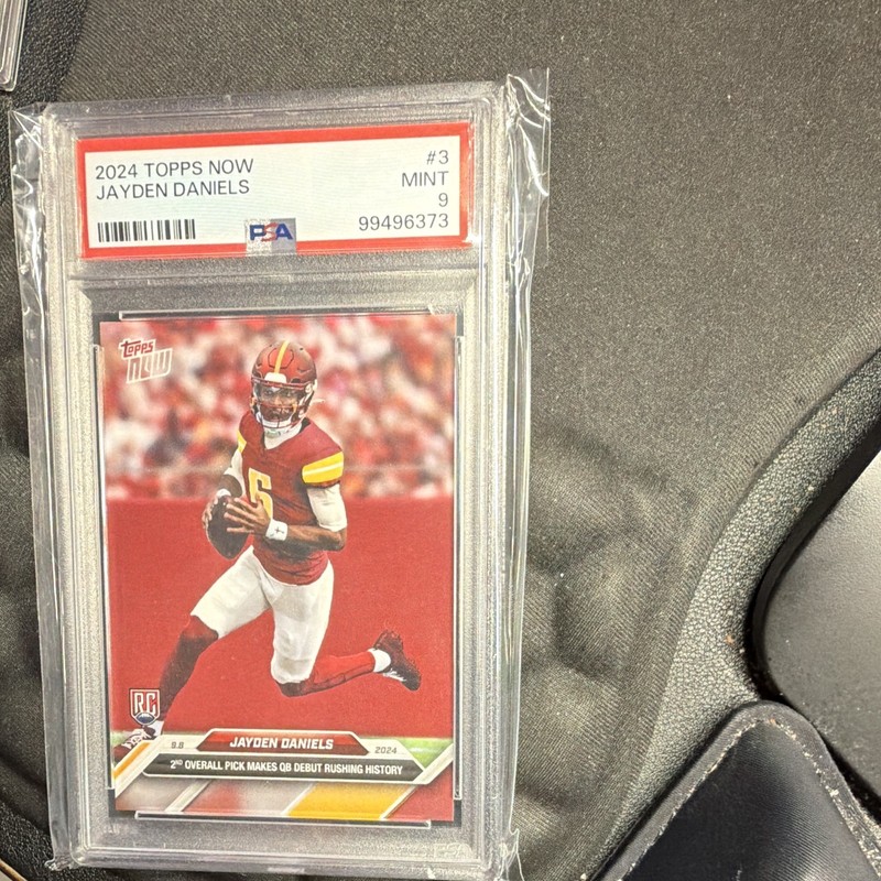 Topps Now 2024 Jayden Daniels #3 PSA 9 Rookie Base Washington /14862