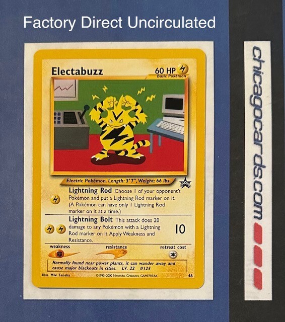 ONE Pokemon Promo Card Electabuzz #46 Black Star Possible PSA Gem Mint 10