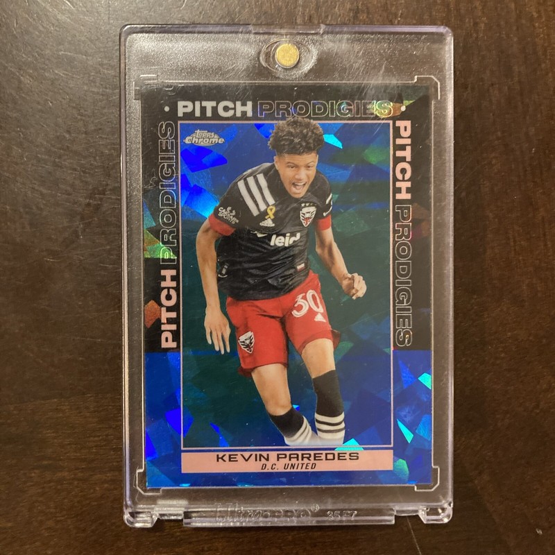 Kevin Paredes 2021 Topps Chrome Sapphire MLS Soccer # 150 Pitch Prodigies 