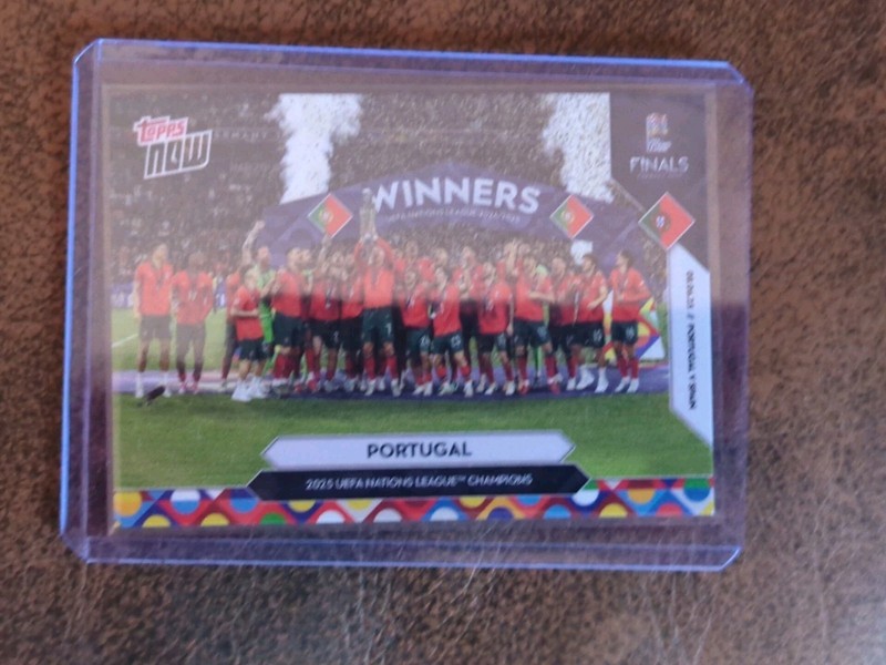 NEW MINT 2024-25 Topps Now UEFA Nations #4 Cristiano Ronaldo Portugal IN HAND