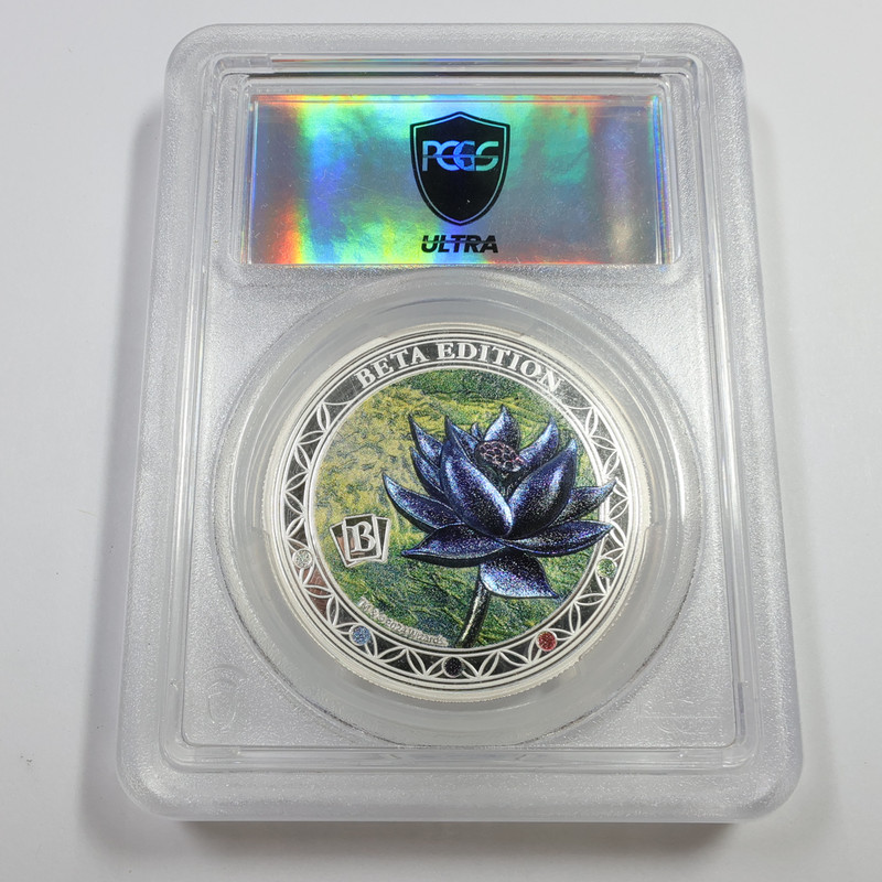 2024 PCGS INFINITY PR70 Samoa 1oz Silver Black Lotus Magic the Gathering 57364A