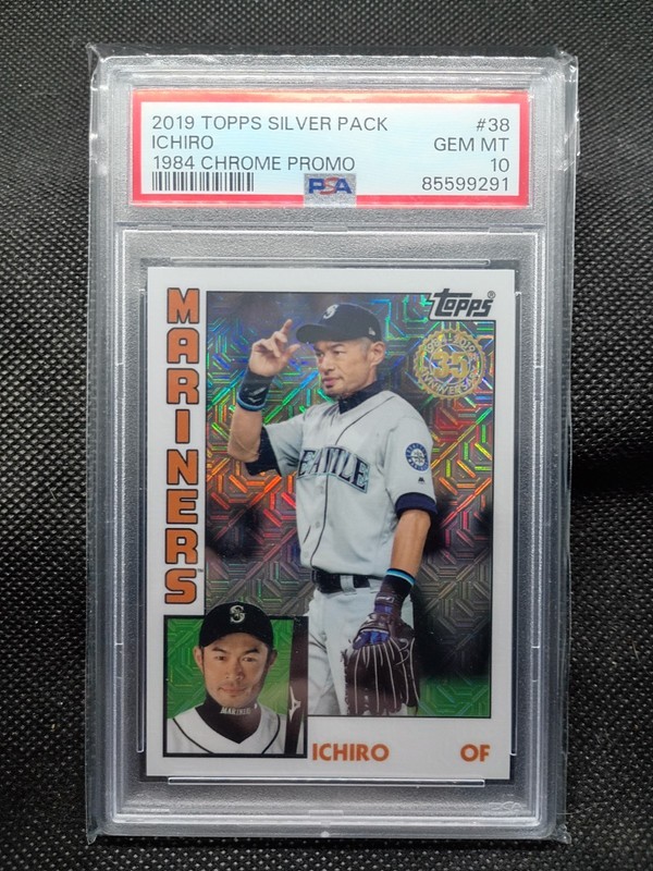 2019 Topps Update Silver Pack 1984 Topps Baseball Ichiro Suzuki PSA 10