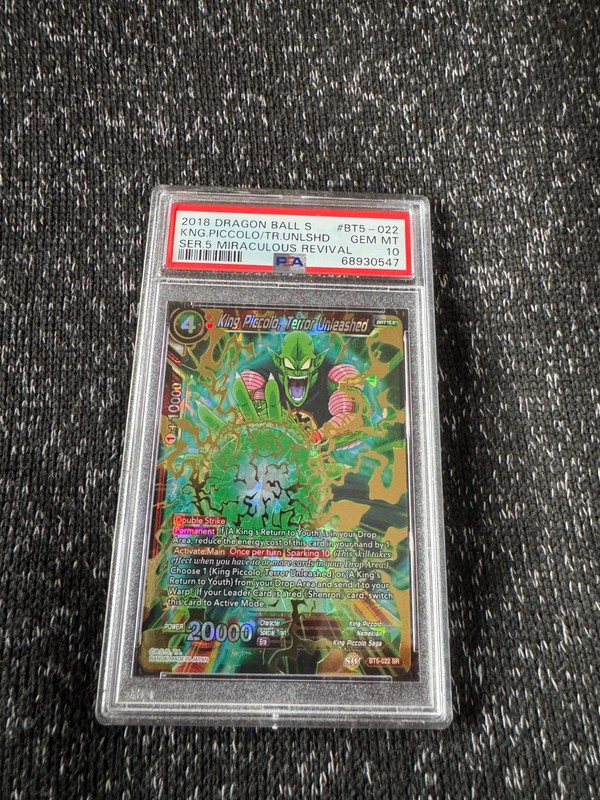 PSA 10 ⭐️ King Piccolo SR Miraculous Revival Card DBS DBZ Z Heroes