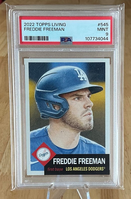 2022 Topps Living Freddie Freeman #545 PSA 9 MINT