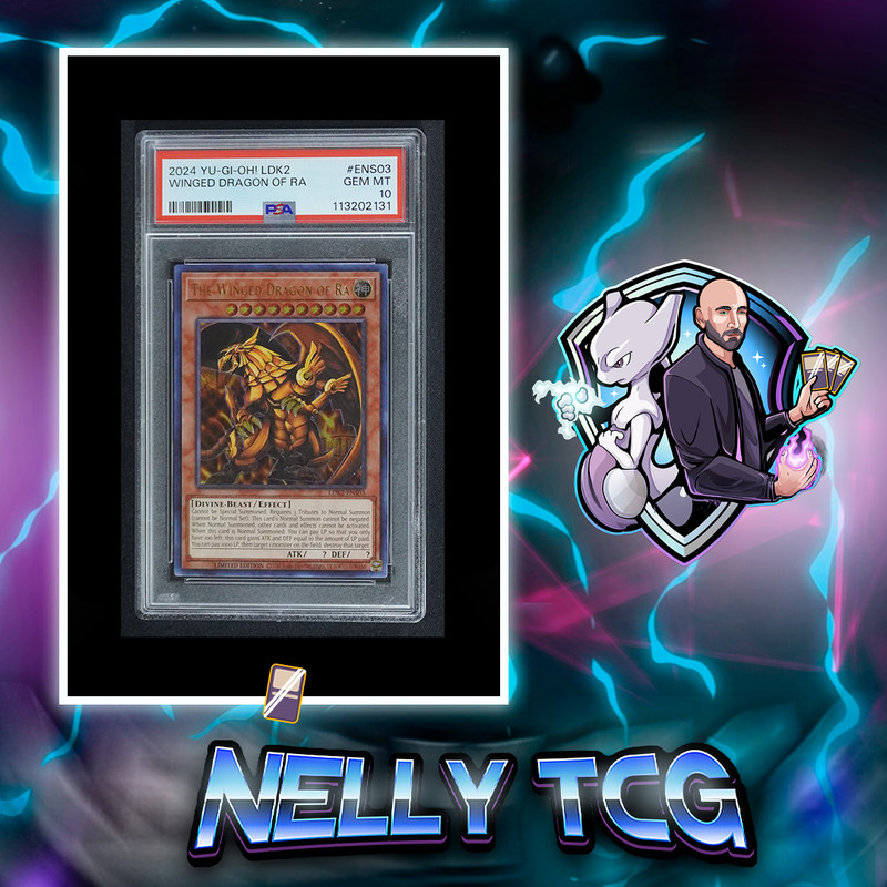 2024 Yu-Gi-oh! The Winged Dragon of Ra - LDK2-ENS03 - PSA 10 GEM MINT