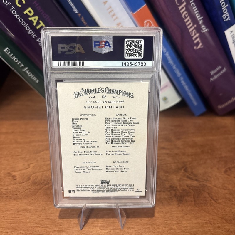 2025 Topps Allen & Ginter - Shohei Ohtani #132 PSA  10 view 2
