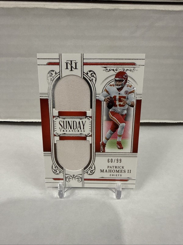 2025 National Treasures Patrick Mahomes II Sunday Treasures Patch /99 #ST-PMS