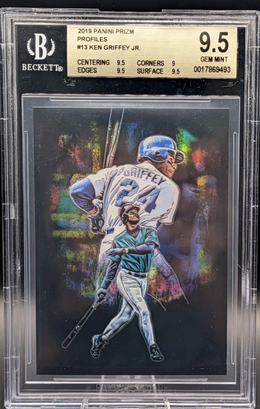 2019 Panini Prizm Profiles Ken Griffey Jr #P13 BGS 9.5 GEM MINT Mariners HOF