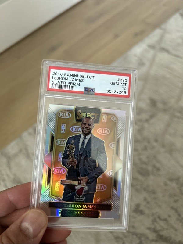 2016-17 Panini Select Lebron James #290 Silver Prizm PSA 10