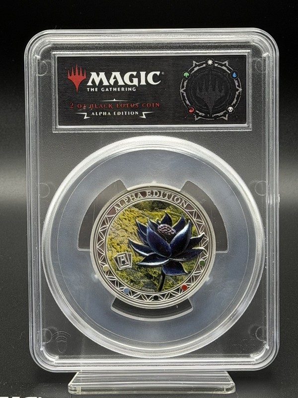 Magic The Gathering 2 oz .999 Silver Alpha Black Lotus PCGS PR70 DCAM 100/499