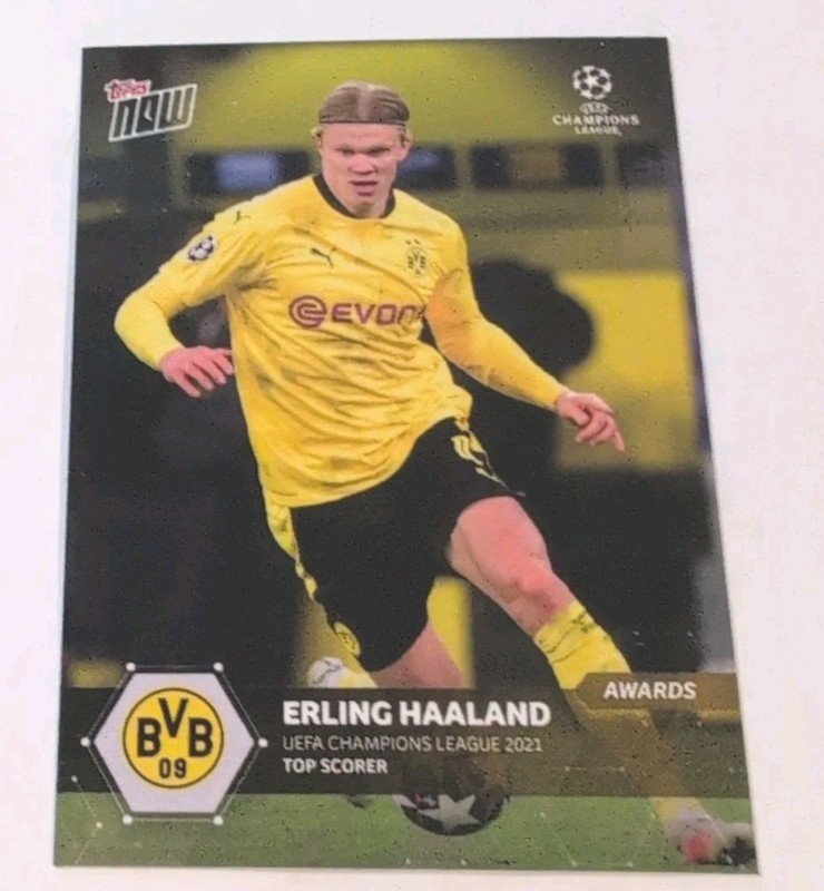 2020-21 Topps Now UEFA Champions League - Erling Haaland #087 /5513