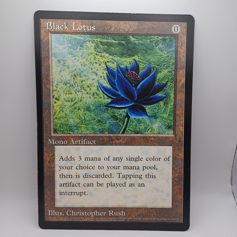 MTG Magic The Gathering - Black Lotus - Oversized Artifact 6x9 Promo Card