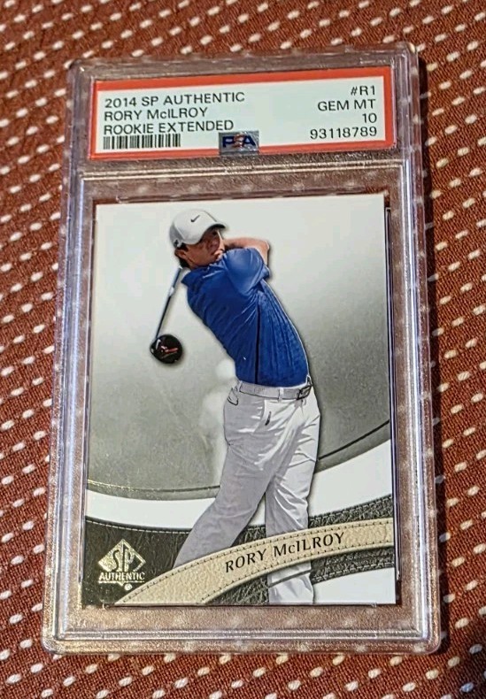 2014 SP AUTHENTIC RORY MCILROY RC 🌟 PSA 10 GEM MINT ~ LOW POP = 75