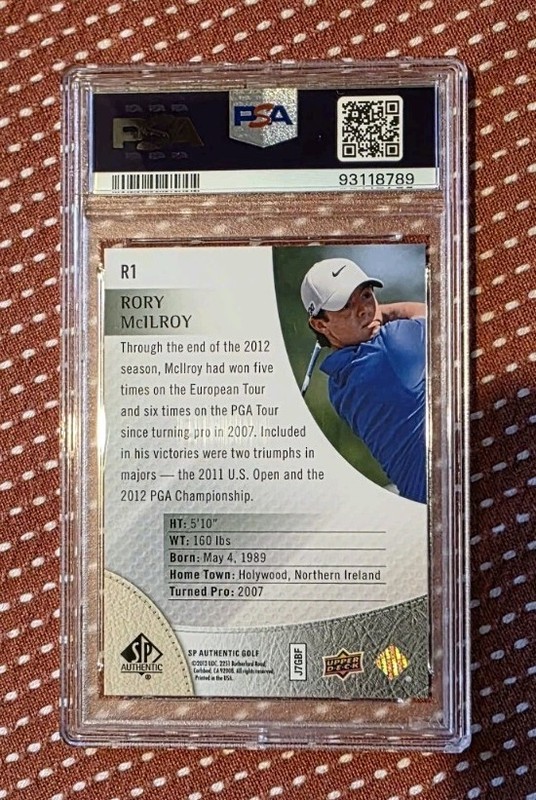 2014 SP AUTHENTIC RORY MCILROY RC 🌟 PSA 10 GEM MINT ~ LOW POP = 75 view 2