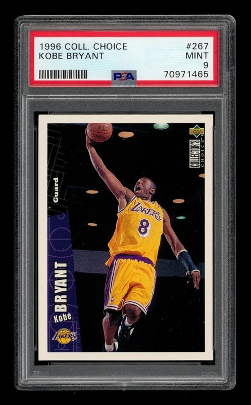1996-97 Collector's Choice: #267 Kobe Bryant PSA 9 MINT