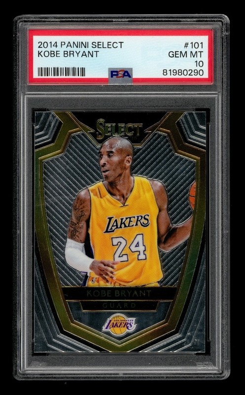 2014-15 Panini Select: #101 Kobe Bryant PSA 10 GEM MINT