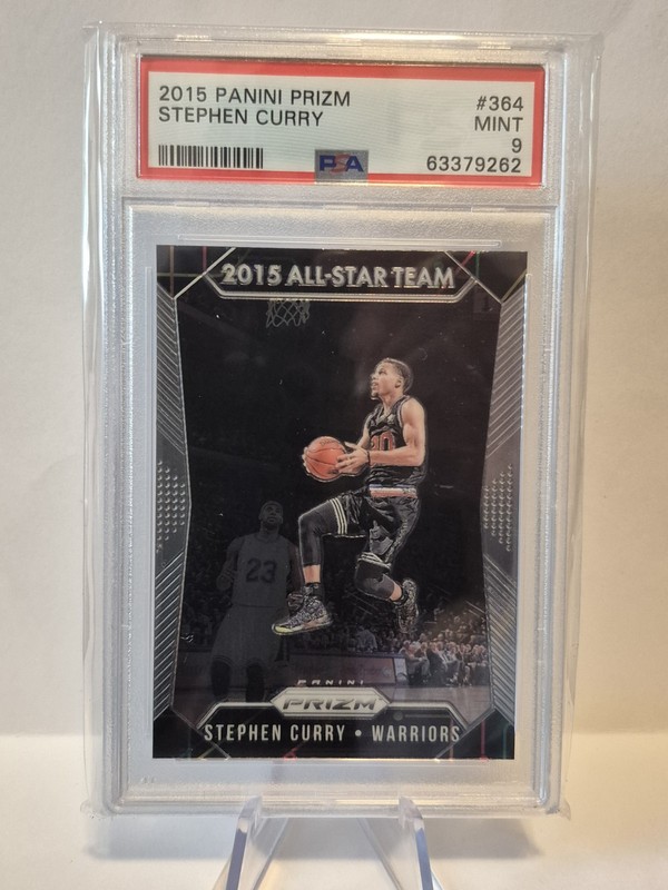 2015 Panini Prizm Stephen Curry #364 PSA 9 All-Star Warriors MVP