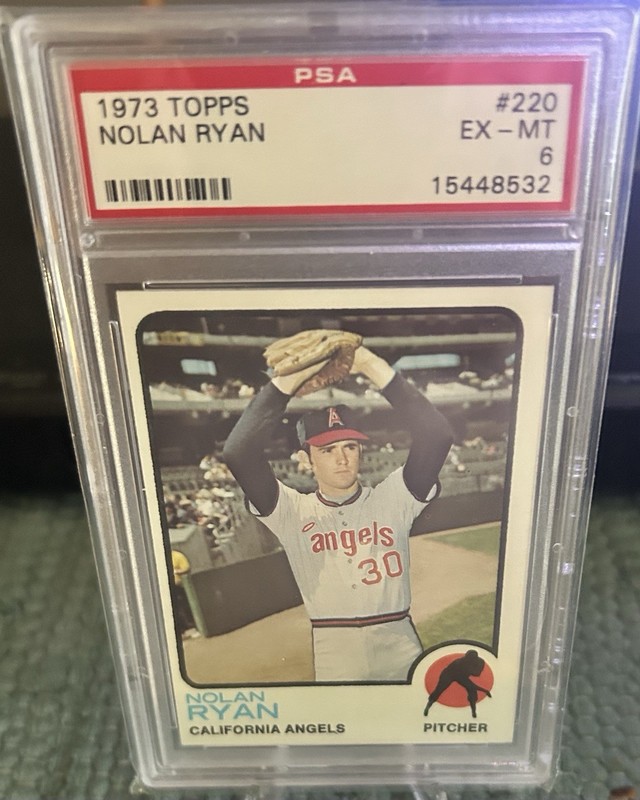 1973 Nolan Ryan PSA 6 EX-MT #200 California Angels