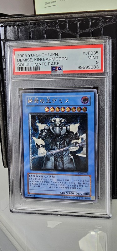 PSA 9 Yu-Gi-Oh! Demise, King Of Armageddon SOI ULTIMATE JAPAN