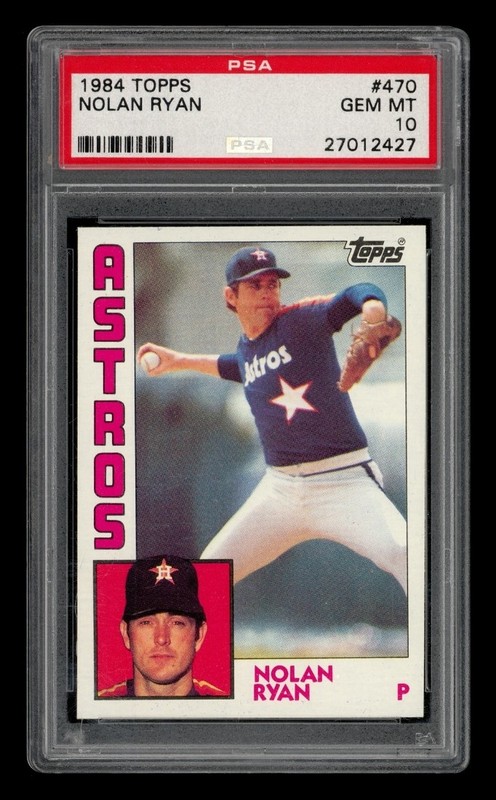 1984 Topps Set-Break #470 Nolan Ryan PSA 10 GEM MINT