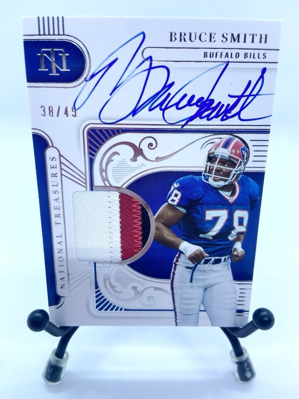 2025 National Treasures - Bruce Smith  Three Color Patch Auto /49 # MTS-BSH🔥🔥
