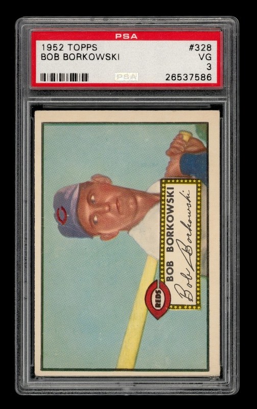 1952 Topps Set-Break #328 Bob Borkowski PSA 3 VG