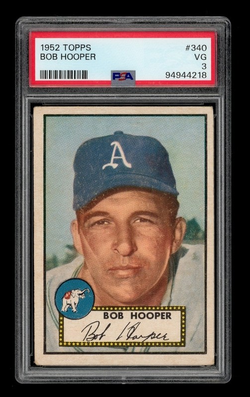 1952 Topps Set-Break #340 Bob Hooper PSA 3 VG